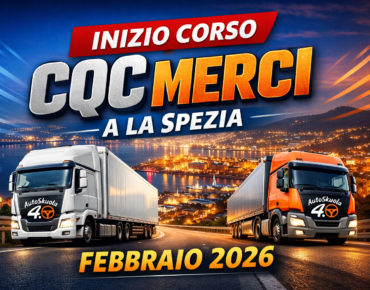 Inizio Corso Rinnovo CQC Merci a La Spezia Febbraio 2026