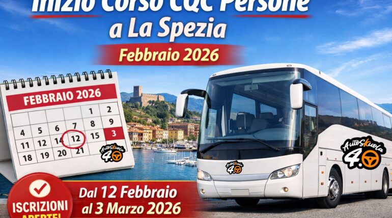 Inizio Corso Rinnovo CQC Persone a La Spezia Febbraio 2026