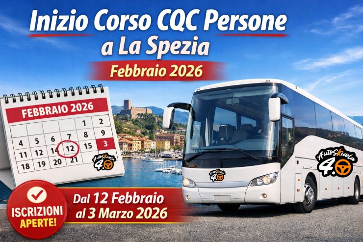 Inizio Corso Rinnovo CQC Persone a La Spezia Febbraio 2026